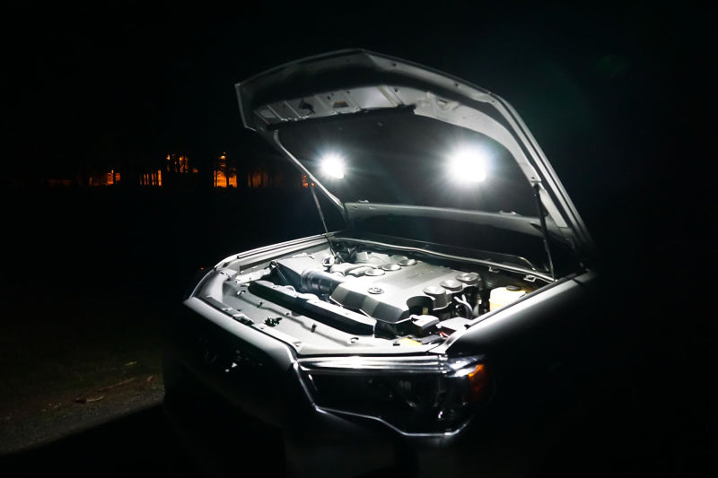 KC HiLiTES Cyclone V2 LED - 2-Light Universal Under Hood Lighting System - 5W Flood Beam 355 355 Photo - Primary