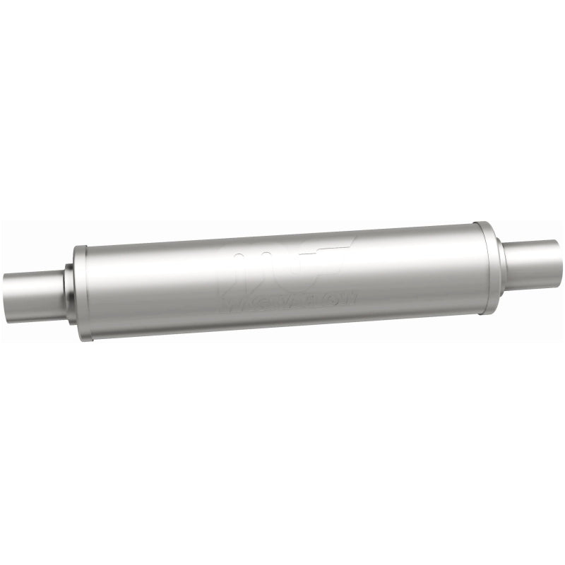 MagnaFlow 4" Round Center/Center Straight Through Performance Muffler 10424 Photo - out of package