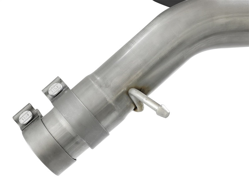aFe Takeda 3in 304 SS Axle-Back Exhaust System w/ Black Tip 16-18 Ford 49-33104-B Photo - Unmounted