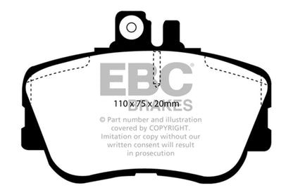 EBC Disc Brake Pad Set DP2962 Photo - Primary