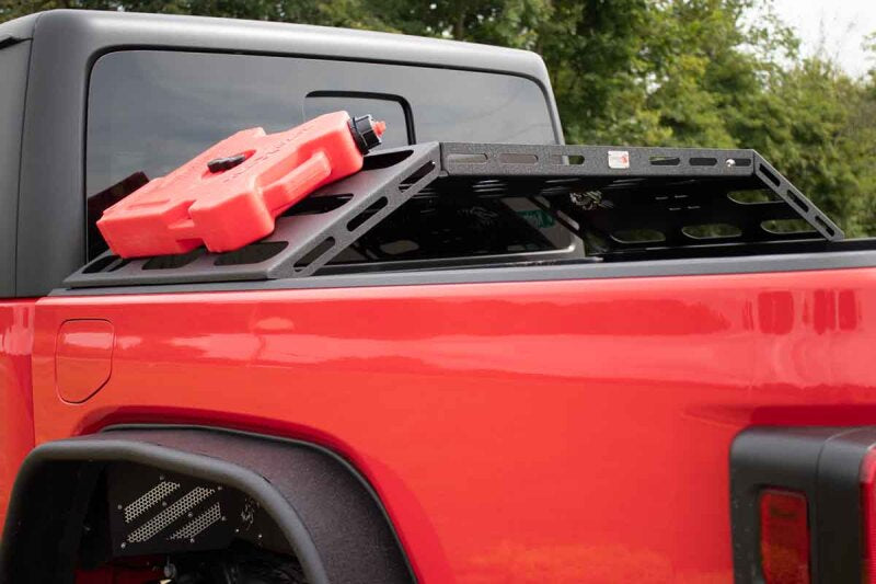 Fishbone Offroad 2020+ Jeep Gladiator Bed Storage Rack Steel Powdercoat FB21233 FB21233 Photo - lifestyle view