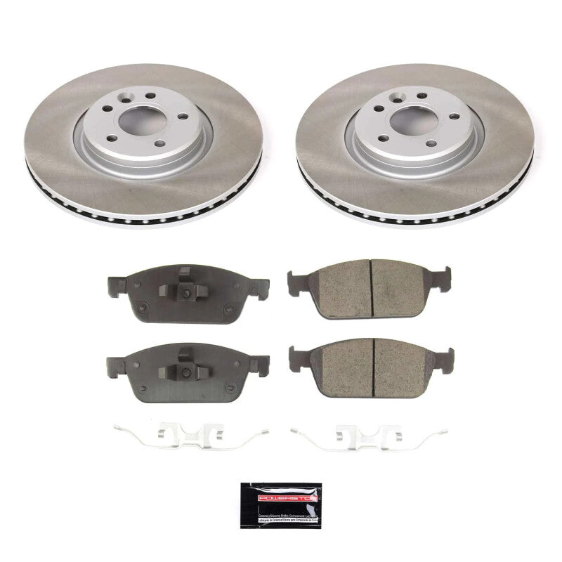 PowerStop Power Stop 17-19 Lincoln MKC Front Semi-Coated Rotor Kit SC7338 SC7338 Photo - Primary