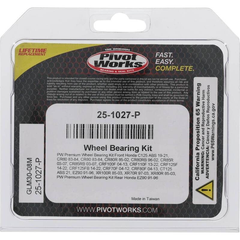 Pivot Works Pw Premium Wheel Bearing 25-1027-P 25-1027-P Photo - Primary