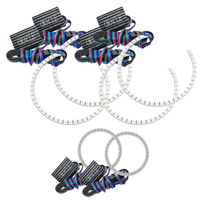 ORACLE Lighting Oracle Dodge Charger 05-10 Triple Ring Halo Kit - ColorSHIFT w/o Controller 1118-334 1118-334 Photo - in package