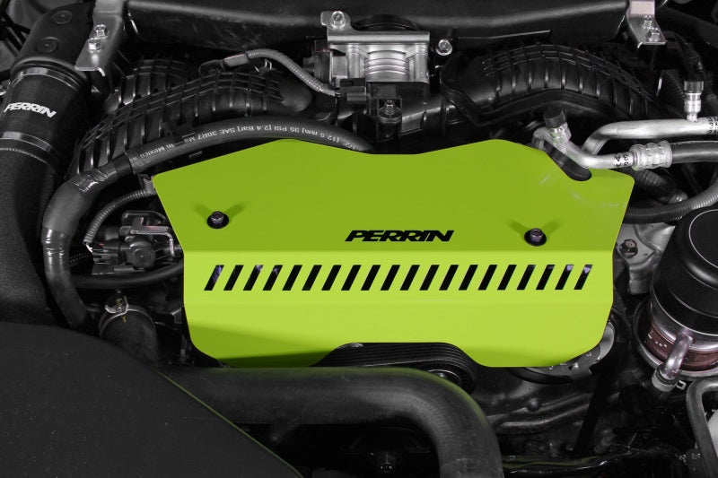 Perrin Performance Perrin 2022+ Subaru WRX Pulley Cover - Neon Yellow PSP-ENG-153NY PSP-ENG-153NY User 1