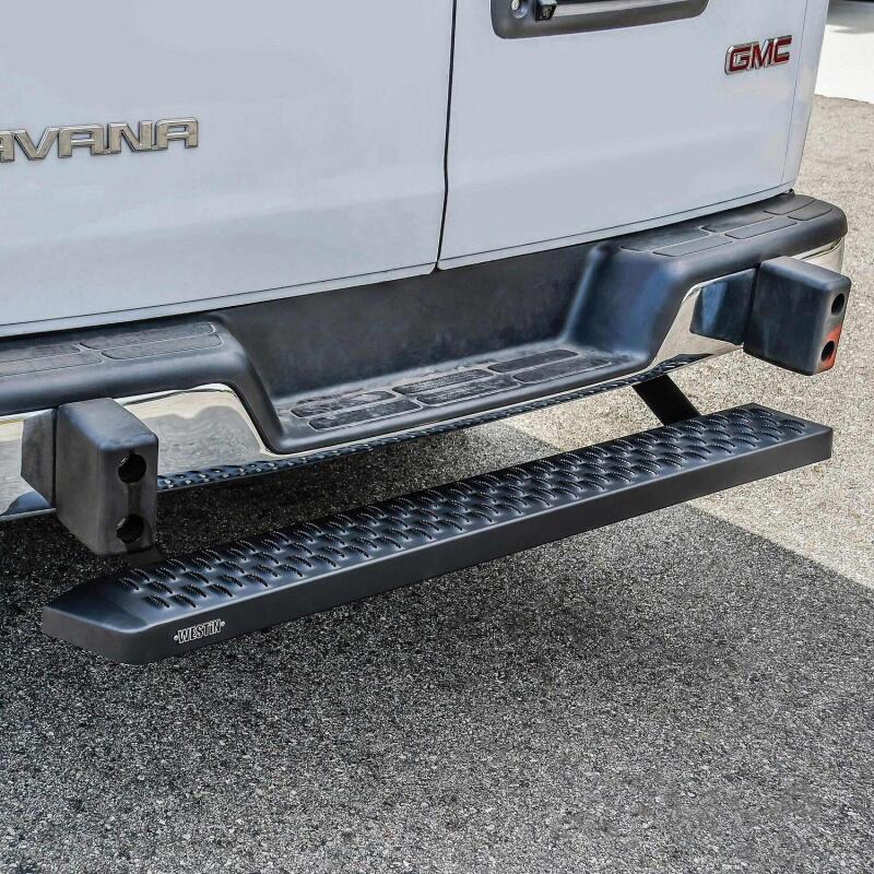 Westin Ford Transit Van 150/250/350 (Single 54in. Pass Door) Grate Steps Running Boards - Tex. Blk 27-81015 27-81015 Photo - Mounted