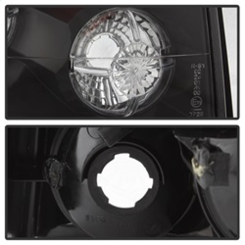 Spyder Hyundai Santa Fe 01-06 (01-04 Model use 3 Bulbs only)Euro Tail Lights Blk ALT-YD-HYSF01-BK 5005359 5005359 Photo - Unmounted
