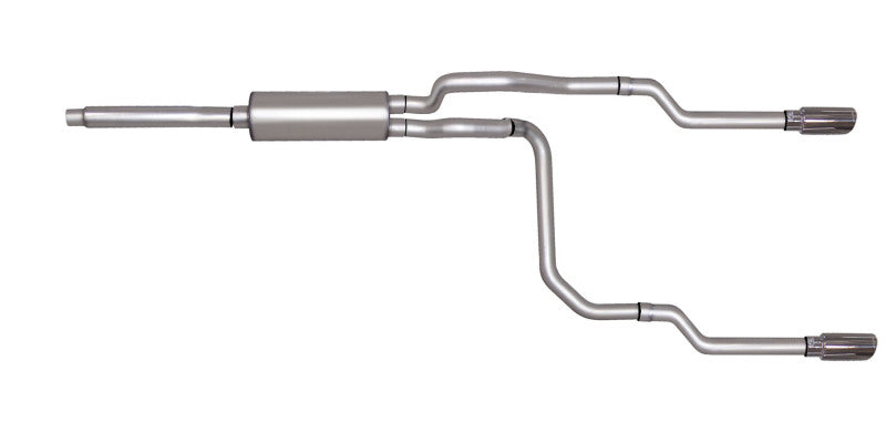 Gibson 87-92 Ford F-150 Custom 4.9L 2.5in Cat-Back Dual Split Exhaust - Stainless 69501 69501 Photo - Primary