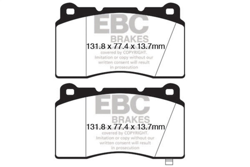 EBC Disc Brake Pad Set DP42147R Photo - Primary
