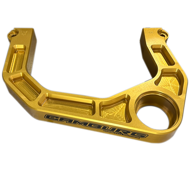 Camburg Toyota Tacoma 05-23 / 4-Runner 03-23 / FJ 07-14 KINETIK V2 Billet Uniball Upper Arms (Gold) CAM-310184-GLD