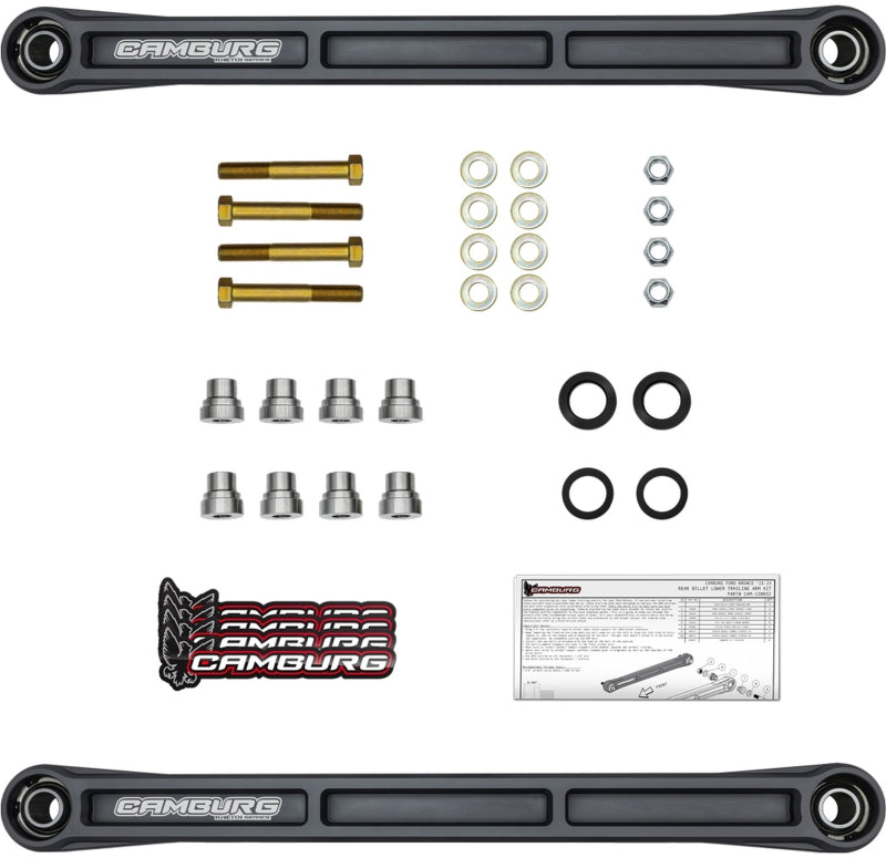 Camburg Ford Bronco 21-23 KINETIK Series Rear Billet Lower Trailing Arm Kit CAM-120032-GRY CAM-120032-GRY Photo - out of package