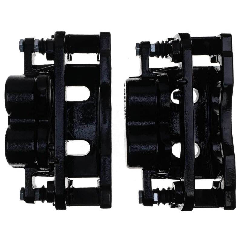 PowerStop Power Stop 07-08 Cadillac Escalade Front Black Caliper - Pair w/Bracket S4918BLK S4918BLK Photo - out of package