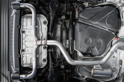 MBRP 15-20 VW 2.0L Turbo Golf GTI MK7 3in T304 Cat Back Exhaust w/ Dual Split Rear Exit S4606304 S4606304 Photo - Mounted