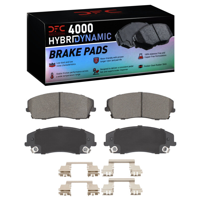 DFC DFC 4000 HybriDynamic Brake Pads Brakes, Rotors & Pads Brake Pads - OE main image