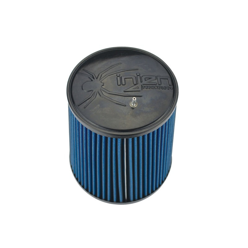 Injen NanoWeb Dry Air Filter 5.00in Inlet w/ShurLok 6.50in Base/ 5.00in Top w/ Barb Fitting X-1099-BB X-1099-BB Photo - Unmounted