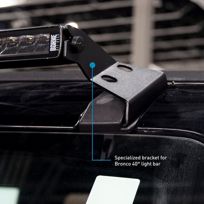Borne Off-Road 21+ Direct Fit Bronco Light Bar 40in Upfit BNLT-BR-21-SS40U BNLT-BR-21-SS40U Photo - Primary