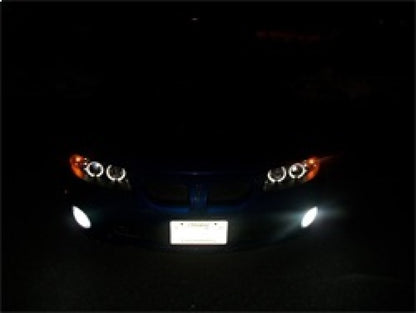Spyder Pontiac GTO 04-06 Projector Headlights LED Halo LED Black High H1 Low H1 PRO-YD-PGTO04-HL-BK 5011749 5011749 Photo - Mounted