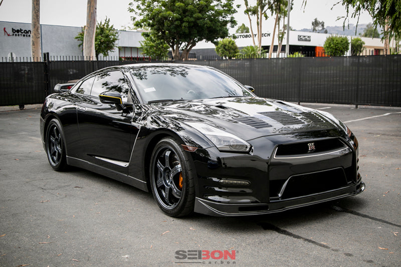Seibon 09-12 Nissan GTR R35 Carbon Fiber Hood HD0910NSGTR-GTII/HD0910NSGTR-GTII-DRY HD0910NSGTR-GTII Photo - Primary