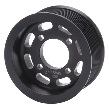 Edelbrock Pulley, Supercharger, Enforcer, 10 Rib, 3.5" Black 15849 Photo - Primary