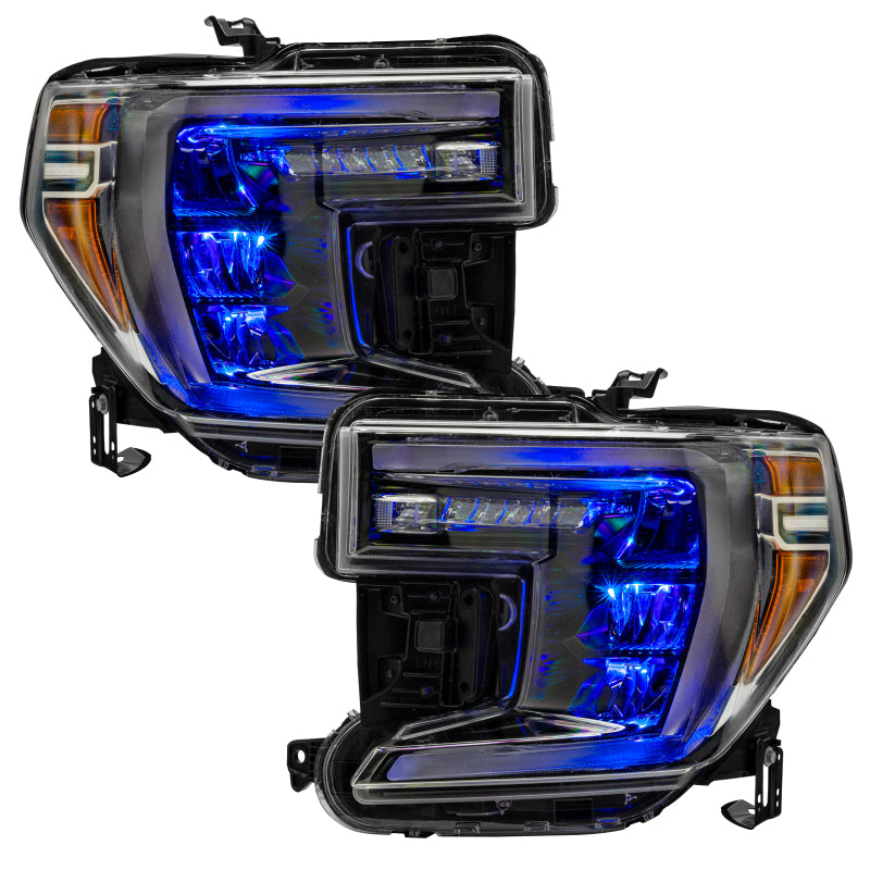 ORACLE Lighting Oracle 19-21 Silverado/Sierra 1500 RGB Demon Eye Headlight Upgrade Kit - ColorSHIFT w/o Controller 1440-334 1440-334 User 2