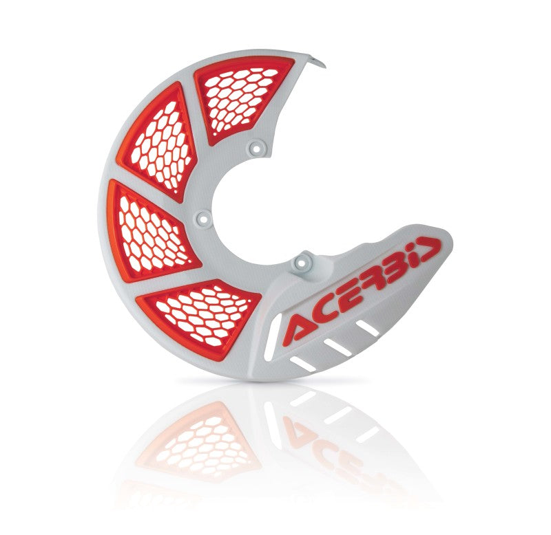 Acerbis X-Brake Vented Disc Cover - White/ 16 Orange 2449495412 2449495412 Photo - Primary
