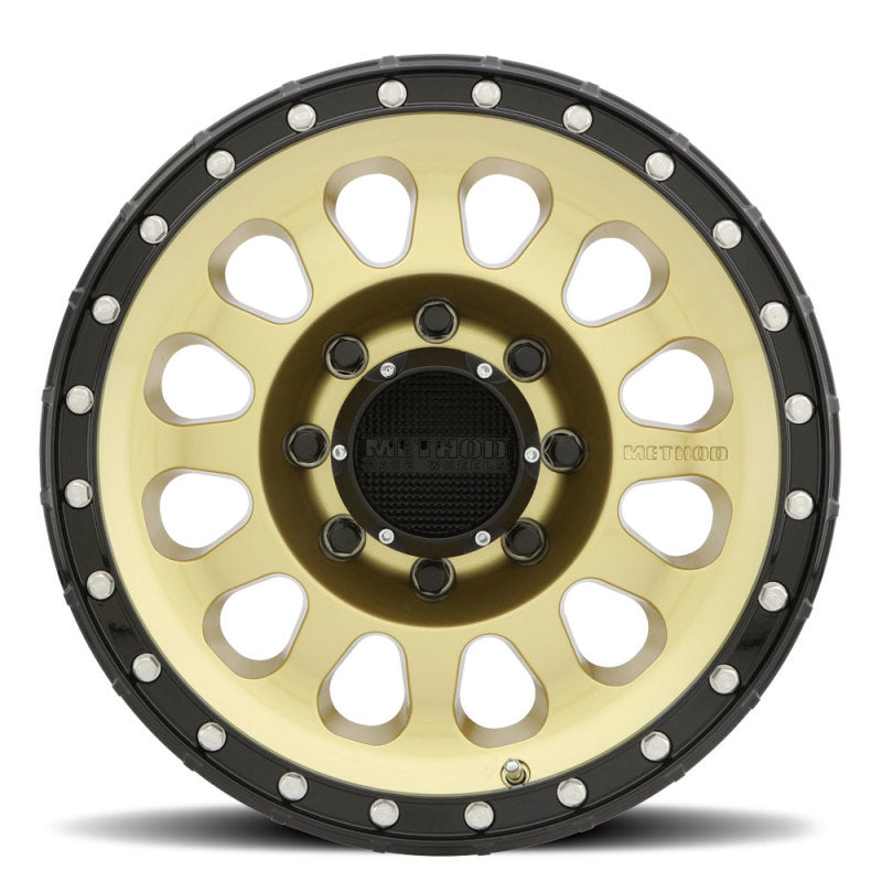 Method Race Wheels MR315 Wheel Gold / Black Street Loc 17x8.5 +25 8x6.5 MR31578580125 Photo - Close Up