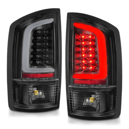 ANZO 2002-2006 Dodge  Ram 1500 LED Tail Lights w/ Light Bar Black Housing Clear Lens 311368 311368 Photo - Unmounted