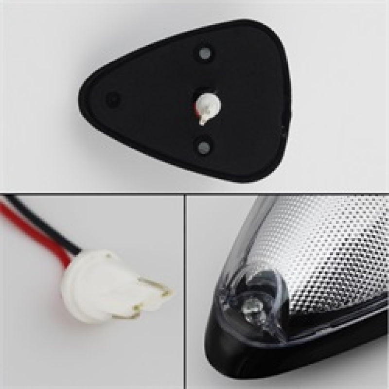 SPYDER Xtune Ford Super Duty F250-F550 99-15 Amber LED Cab Roof Lights Clear ACC-LED-FDSD99-CR-C 9924583 9924583 Photo - Unmounted