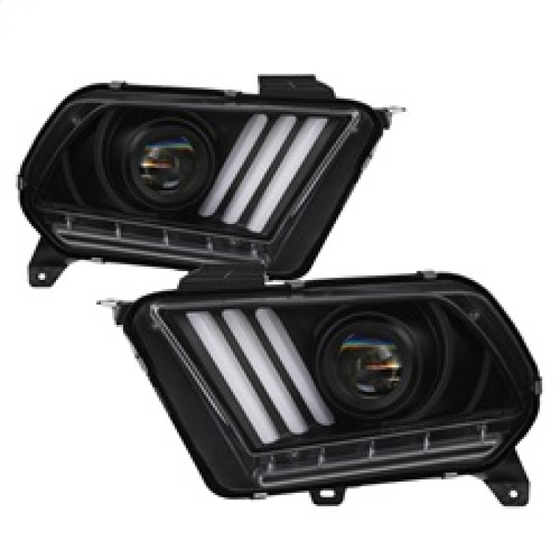 Spyder Ford Mustang 10-13 Projector Headlights - HID Model Only - Black PRO-YD-FM2010V2-HID-BK 5084569 5084569 Photo - Primary