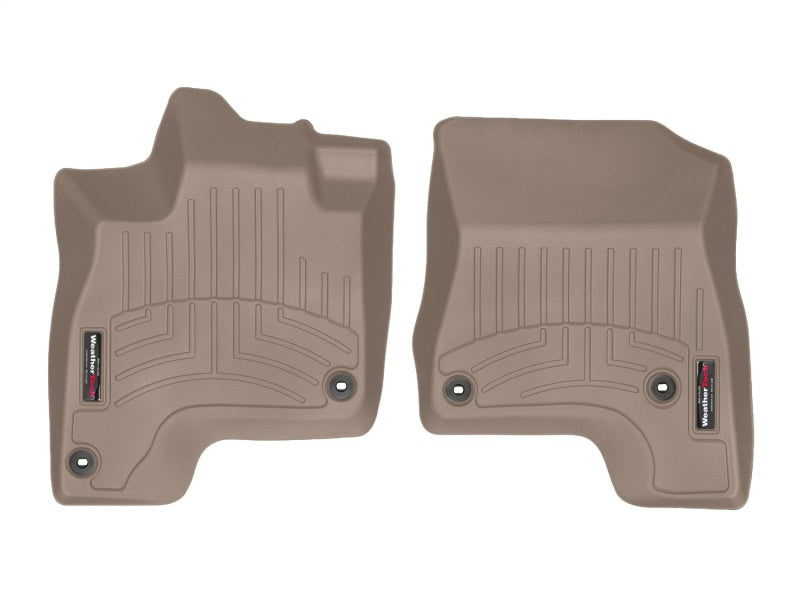 WeatherTech 2018+ Honda Clarity (Plug-In Hybrid) Front FloorLiner - Tan 4514211 4514211 Photo - Unmounted