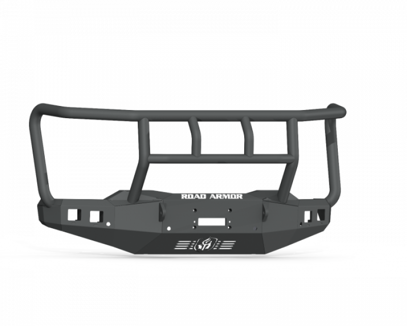 Road Armor 20-22 Chevy 2500 Stealth Front Winch Bumper Titan Guard - Texture Black 3202F2B