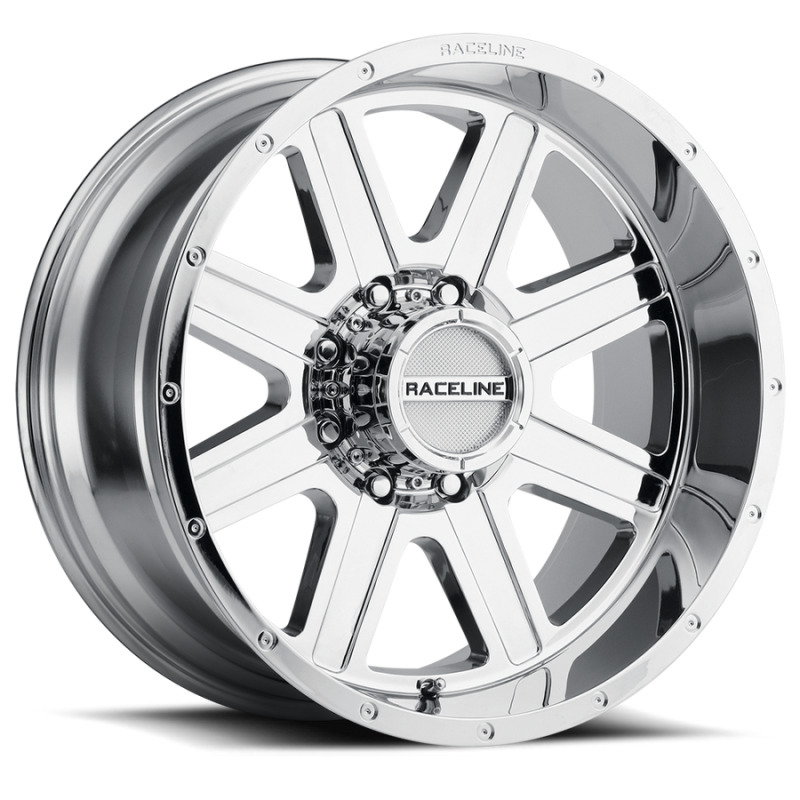 Raceline 940C Hostage 20x9in / 8x180 BP / 12mm Offset / 124.2mm Bore - Chrome Wheel 940C-29088+12 940C-29088+12 Photo - Primary