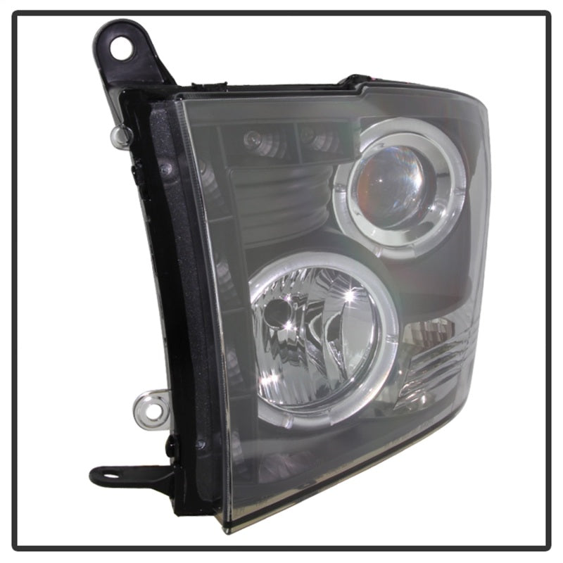 Spyder Dodge Ram 1500 09-14 10-14 Projector Headlights Halogen- LED Halo LED - Blk PRO-YD-DR09-HL-BK 5010032 5010032 Photo - Unmounted
