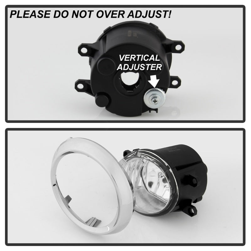 Spyder Toyota Sienna 11-17 SE Models Only OEM Fog Lights w/OEM Fit Switch - H8 (Included) - Clear 5086341 5086341 Photo - Unmounted