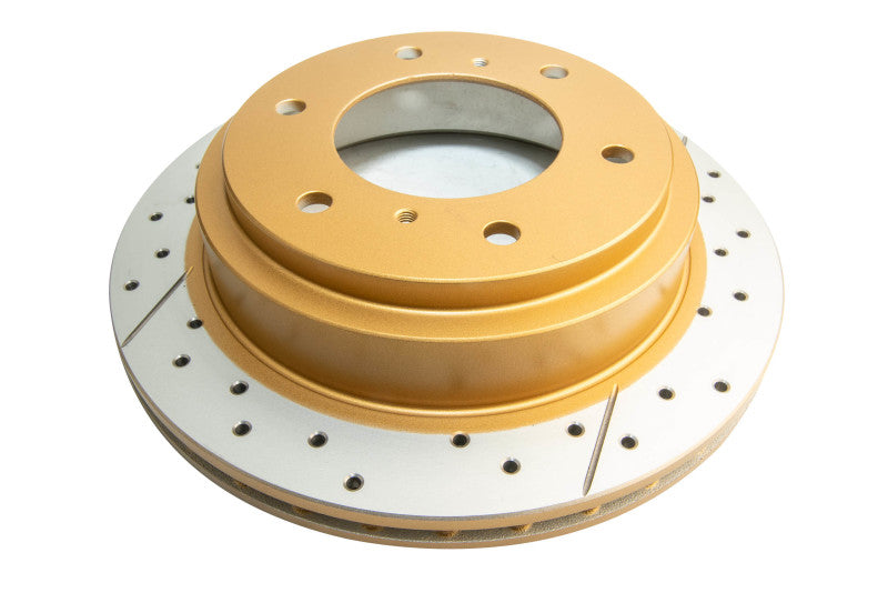 DBA 00-06 Mitsubishi Montero Rear Street Series Drilled & Slotted Rotor 661X 661X Photo - out of package