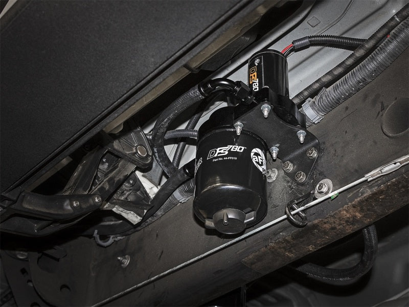 aFe DFS780 PRO Fuel Pump (Full-time Operation)2017 Ford Diesel Trucks V8 42-23041 Photo - Mounted