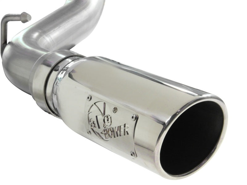 aFe MACH Force-Xp 3in 409 Stainless Steel Cat-Back Exhaust System w/Polish 49-46001-1P Photo - Unmounted