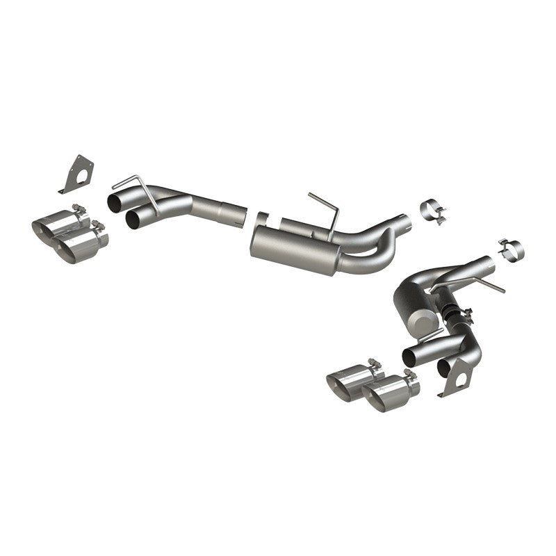 MBRP 16-19 Chevrolet Camaro V6 2.5in AL NPP Dual Axle Back Exhaust w/ 4in Quad Dual Wall Tips S7039AL S7039AL Photo - Primary