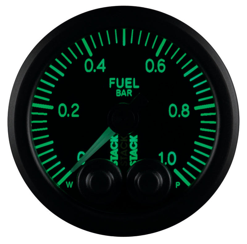 Autometer Stack 52mm 0-1 Bar M10 Male Pro-Control Fuel Pressure Gauge - Black ST3503 ST3503 User 7