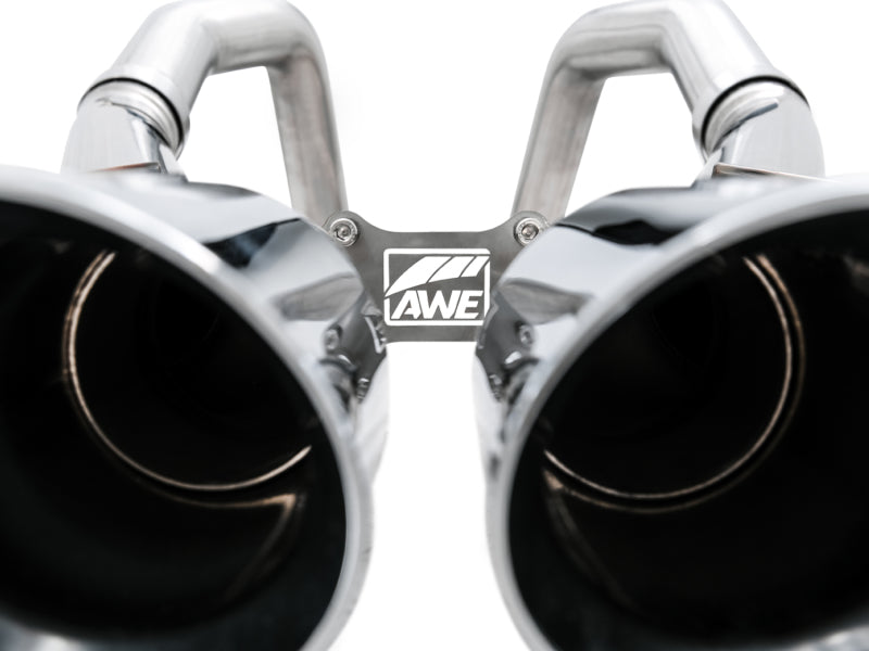 AWE Tuning 14-19 Chevy Corvette C7 Z06/ZR1 (w/o AFM) Track Edition Axle-Back Exhaust w/Chrome Tips 3020-42073 3020-42073 Photo - out of package