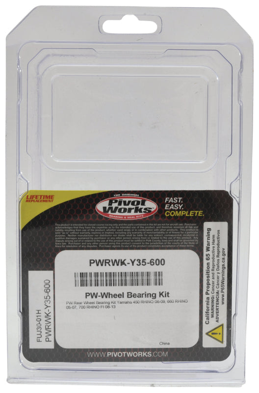 Pivot Works Atv Rear Bearing Kit Yam PWRWK-Y35-600 PWRWK-Y35-600 Photo - Primary