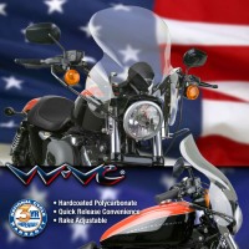 National Cycle 88-21 Harley Davidson XL Sportster Wave Windshield-Dark Tint N21610 N21610 User 1