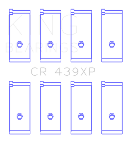 King Engine Bearings King Acura B17A1/B18A1/B18B1 (Size 0.25mm) Performance Rod Bearing Set CR439XP0.25 CR439XP0.25 Photo - Primary