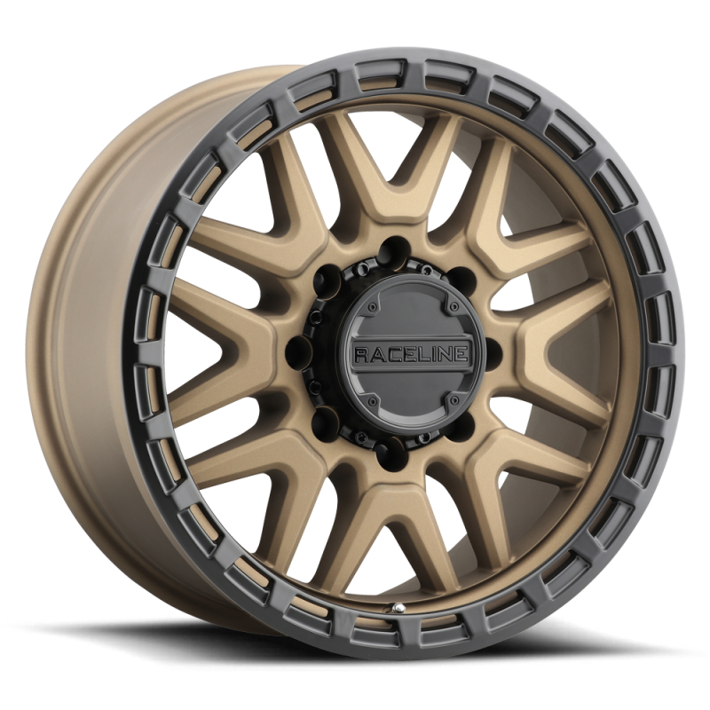 Raceline 953BZ Krank 18x9in / 8x180 BP / 18mm Offset / 124.2mm Bore - Bronze Wheel 953BZ-89088+18 953BZ-89088+18 Photo - Primary