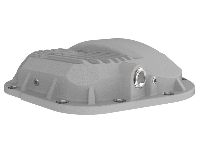 aFe Street Series Front Differential Cover Raw w/ Machined Fins : Ford F-2 46-70080 Photo - Unmounted