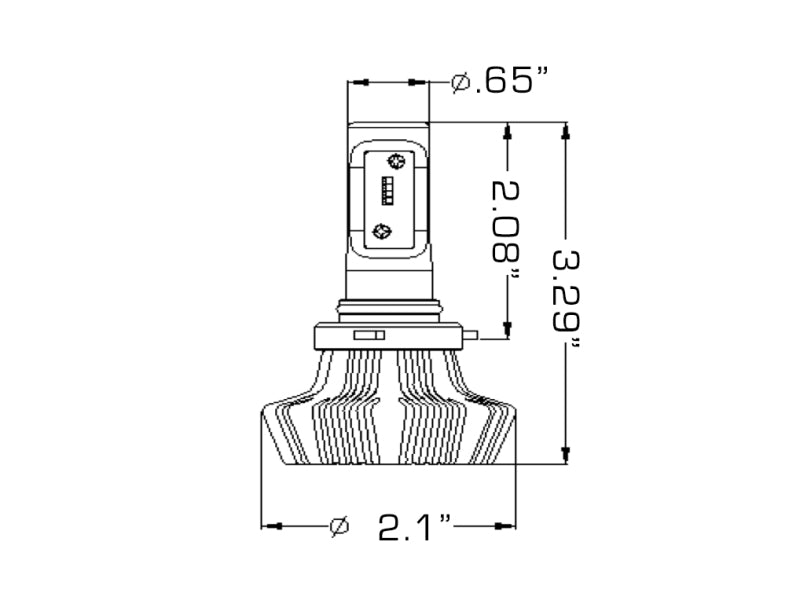 ORACLE Lighting Oracle 9012 4000 Lumen LED Headlight Bulbs (Pair) - 6000K 5242-001 5242-001 Photo - Close Up