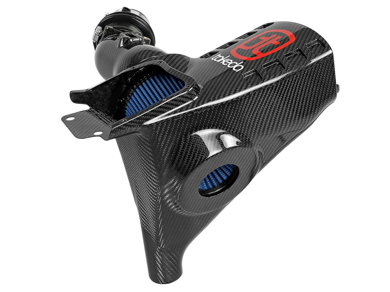 aFe Momentum Black Series Carbon Fiber CAIS w/Pro 5R Filter 17-18 Honda Civic Type R I4-2.0L (t) 58-10002R 58-10002R Photo - Unmounted