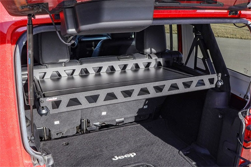 Dee Zee Deezee 07-23 Jeep JK/JL Jeep Interior Bolt Together Cargo Rack DZ4471JP DZ4471JP Photo - Mounted