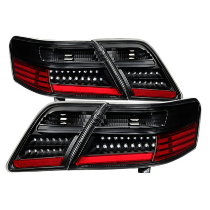 SPYDER Xtune Toyota Camry 07-09 (Does Not Fit The Hybrid) LED Tail Lights Black ALT-JH-TCAM07-LED-BK 9029219 9029219 Photo - Primary