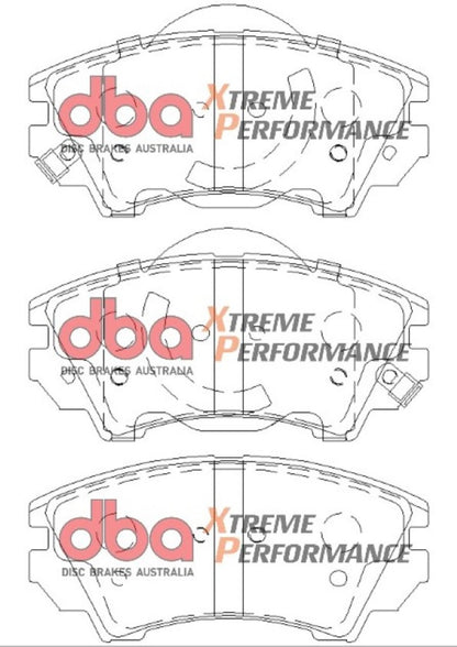 DBA 10-15 Chevrolet Camaro LS/LT V6 Front XP Performance Brake Pads DB1925XP DB1925XP Photo - out of package